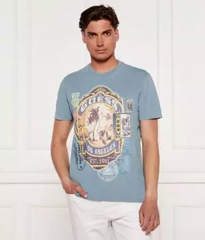Футболки Regular fit Guess Jeans, синий