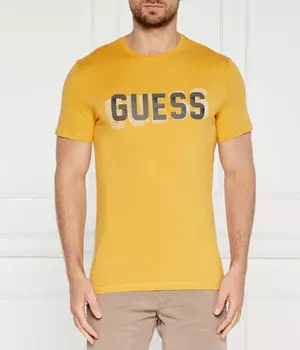 Футболки Regular fit Guess Jeans, желтый