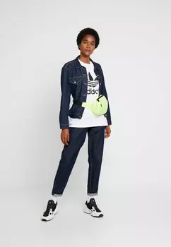 Футболки с принтом adidas, белый