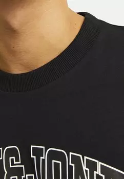 Футболки с принтом Jack & Jones, черный