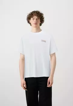Футболки с принтом JORKATANA TEE CREW NECK UNISEX Jack & Jones, белый