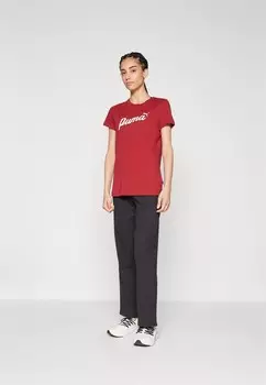 Футболки с принтом SCRIPT TEE Puma, красный