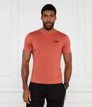 Футболки Slim fit Ea7, оранжевый