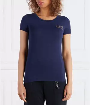 Футболки Slim fit Ea7, синий
