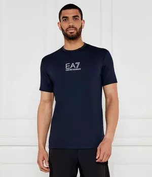 Футболки Slim fit Ea7, синий
