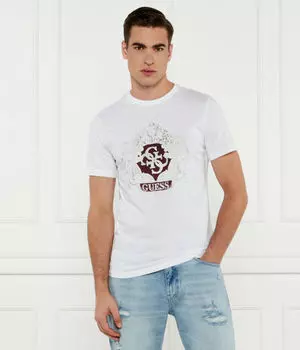 Футболки Slim fit Guess Jeans, белый
