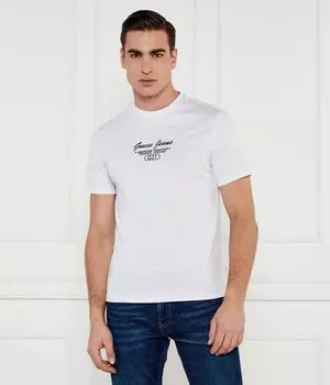 Футболки Slim fit Guess Jeans, белый
