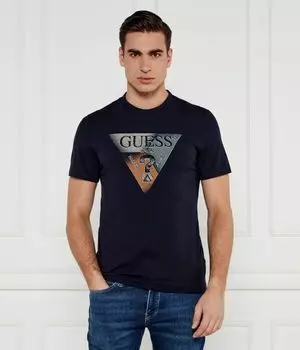 Футболки Slim fit Guess Jeans, синий