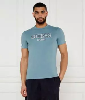 Футболки Slim fit Guess Jeans, синий
