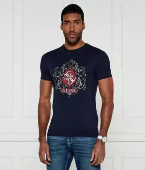 Футболки Slim fit Guess Jeans, синий