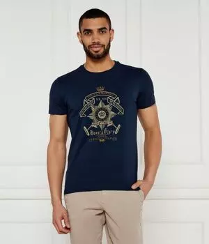Футболки Slim fit La Martina, синий