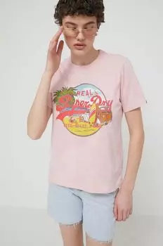 Футболки Superdry, роза