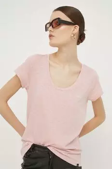 Футболки Superdry, розовый