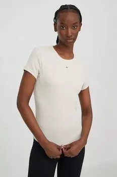 Футболки Tommy Jeans, бежевый