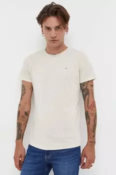 Футболки Tommy Jeans, бежевый