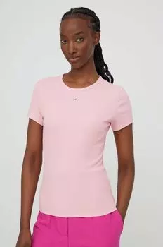 Футболки Tommy Jeans, розовый