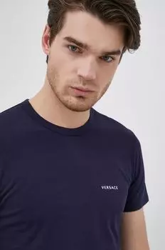 Футболки Versace, темно-синий
