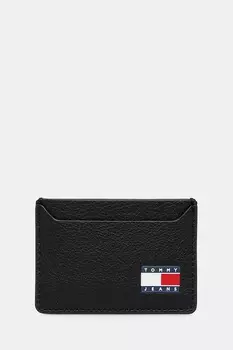 Футляр для карт Tommy Jeans, черный