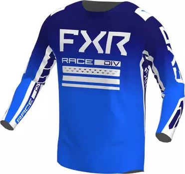 Кофта Джерси FXR Contender Off-Road для мотокросса, синий/белый