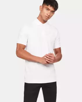 G-Star Raw мужская узкая белая рубашка-поло с короткими рукавами, белый