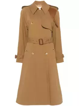 Габардиновый тренч CHLO, нейтральный