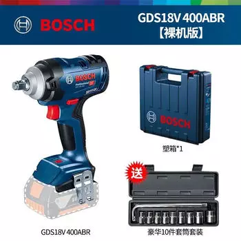 Гайковерт Bosch GDS18V-400ABR + кейс, насадки