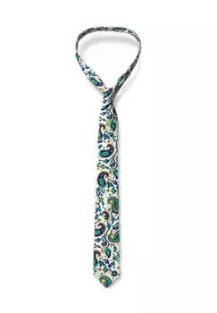 Галстук AFROZAN, цвет white/dark blue