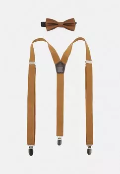 Галстук-бабочка ONSBOWTIE SUSPENDER SET Only & Sons, цвет brown sugar