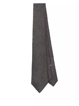 Галстук Canali из шелка, синий