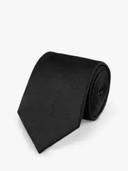 Галстук Charles Tyrwhitt Stain Resistant Silk, черный