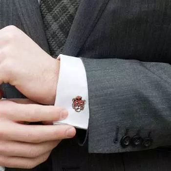 Галстук Cufflinks Auburn Tigers