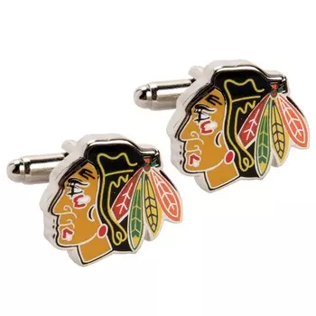 Галстук Cufflinks Chicago Blackhawks