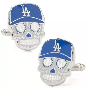 Галстук Cufflinks Los Angeles Dodgers, роял