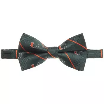 Галстук Eagles Wings Miami Hurricanes, зеленый