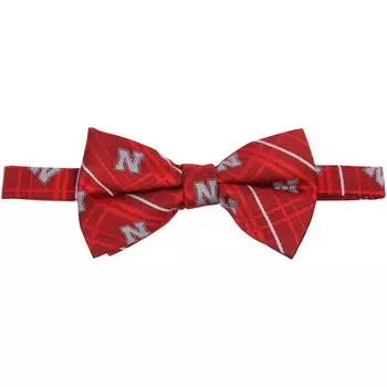 Галстук Eagles Wings Nebraska Huskers, алый