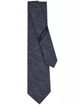 Галстук Ferragamo жаккардовый, синий