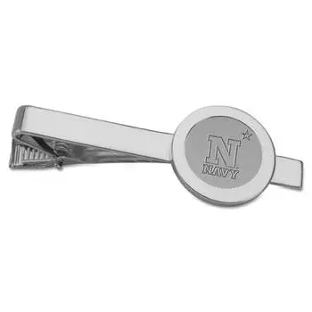 Галстук Jardine Navy Midshipmen, серебряный