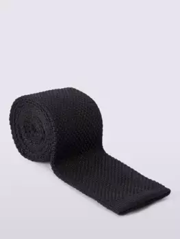 Галстук John Lewis Knitted, черный