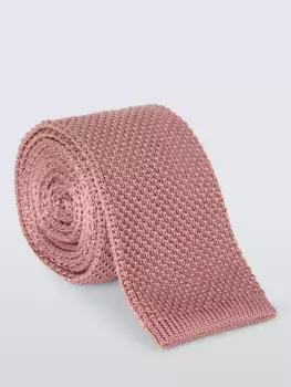 Галстук John Lewis Knitted, розовый