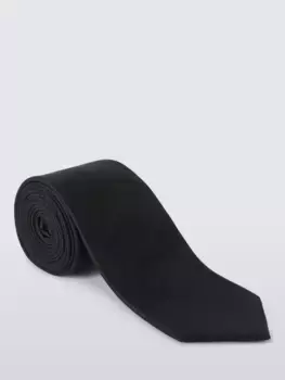 Галстук John Lewis Plain Silk, черный
