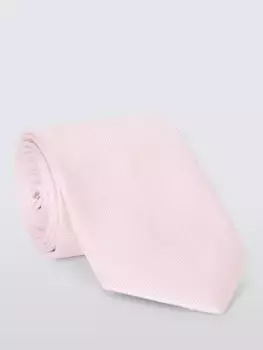 Галстук John Lewis Plain Silk, розовый