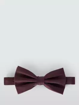 Галстук John Lewis Silk Ready, бордовый