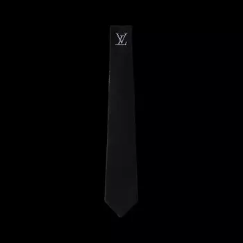 Галстук LV Pearls Louis Vuitton, черный