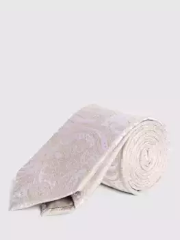 Галстук Moss Silk Paisley, желтый