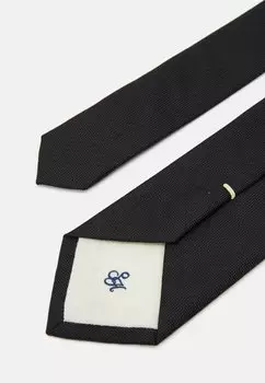 Галстук SLHPETER STRUCTURE TIE Selected, черный