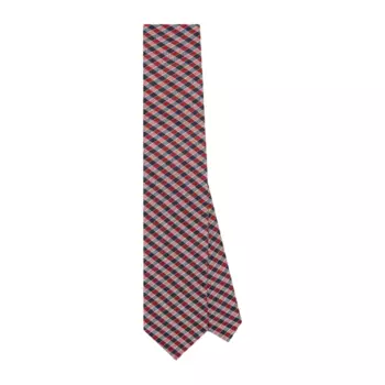 Галстук Tommy Hilfiger Silk Gingham, красный/синий