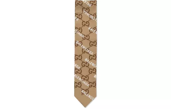 Галстук Gucci Unisex, коричневый