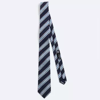 Галстук Zara Striped Jacquard, синий