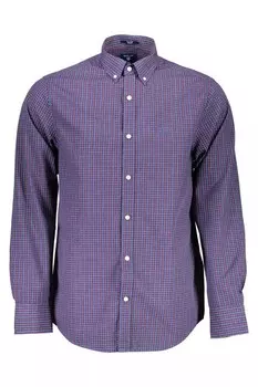 Gant Elegant Regular Fit Мужская рубашка с длинным рукавом, синий