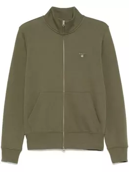 Gant кардиган на молнии, зеленый
